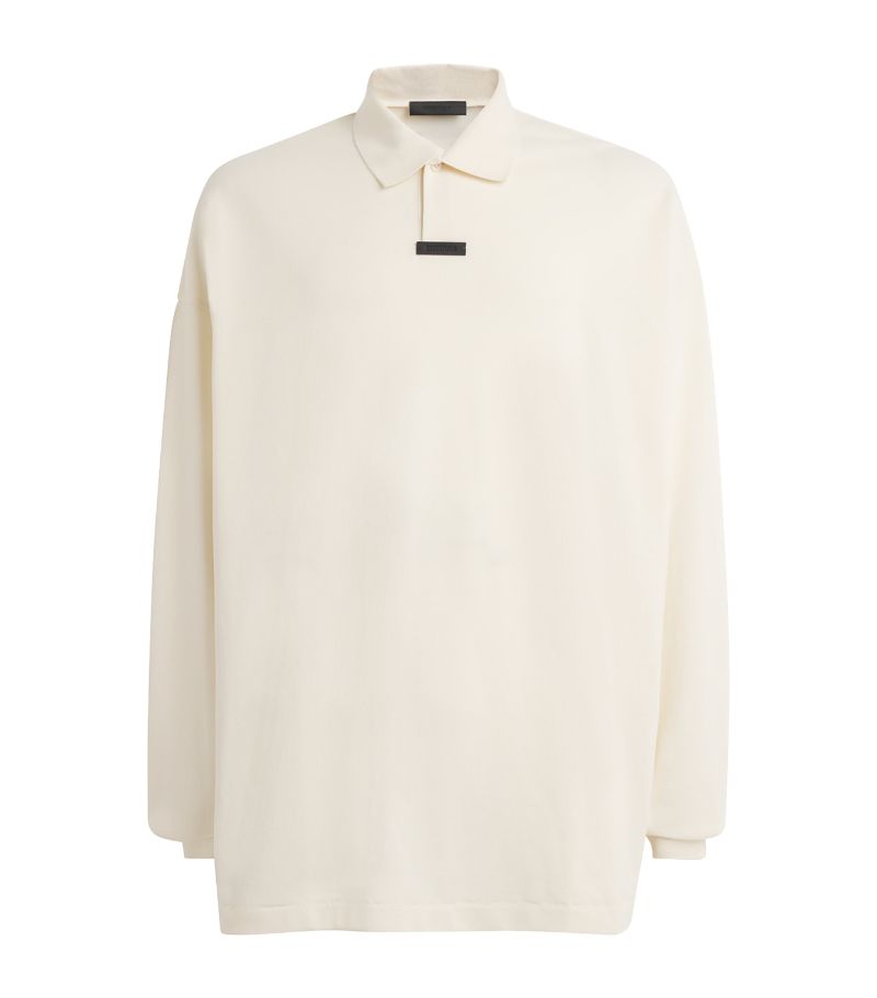 Fear Of God Essentials Fear Of God Essentials Logo-Tab Polo Shirt