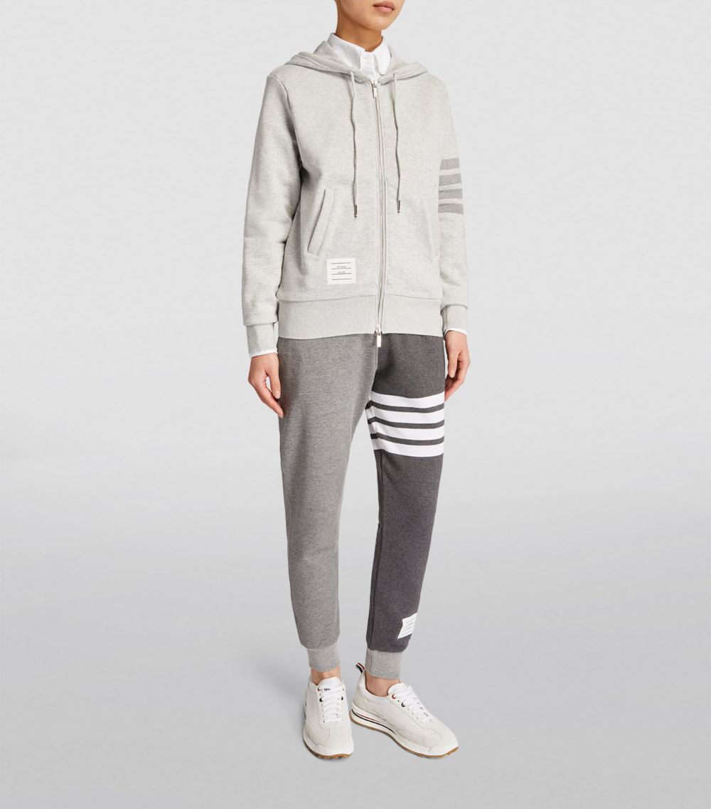 Thom Browne Thom Browne 4-Bar Zip-Up Hoodie