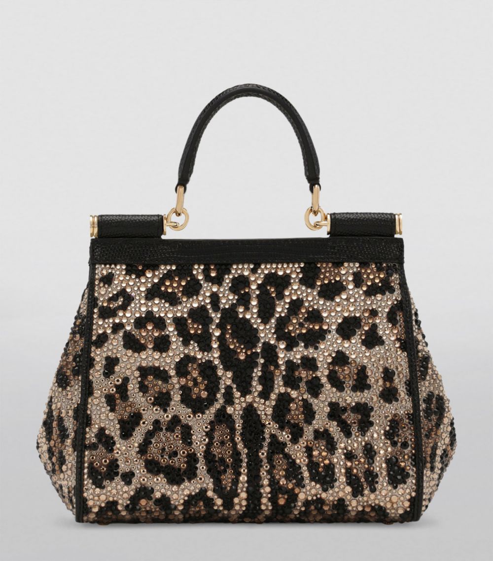 Dolce & Gabbana Dolce & Gabbana Embellished Sicily Top-Handle Bag