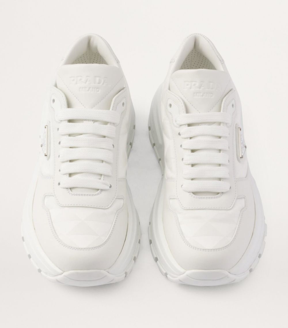 Prada Prada Re-Nylon-Leather Prax 01 Sneakers