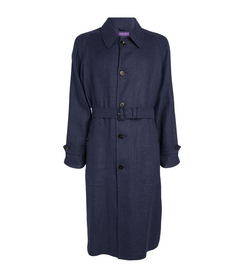 Ralph Lauren Purple Label Ralph Lauren Purple Label Linen-Silk Overcoat