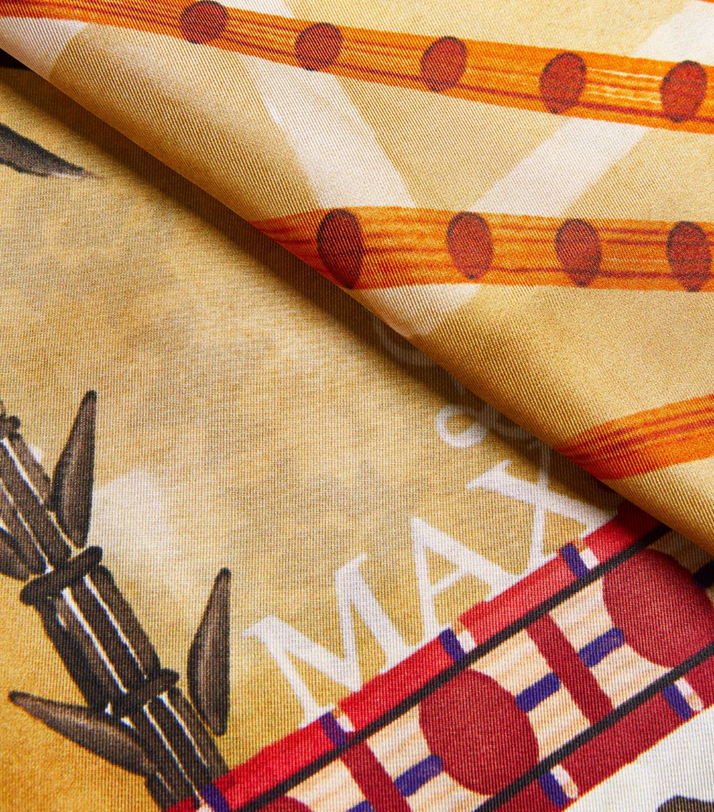 Max & Co. Max & Co. X Souvenirs Of Life Chufy Silk Scarf