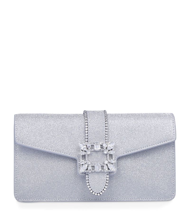 Roger Vivier Roger Vivier Glitter Envelope Clutch Bag