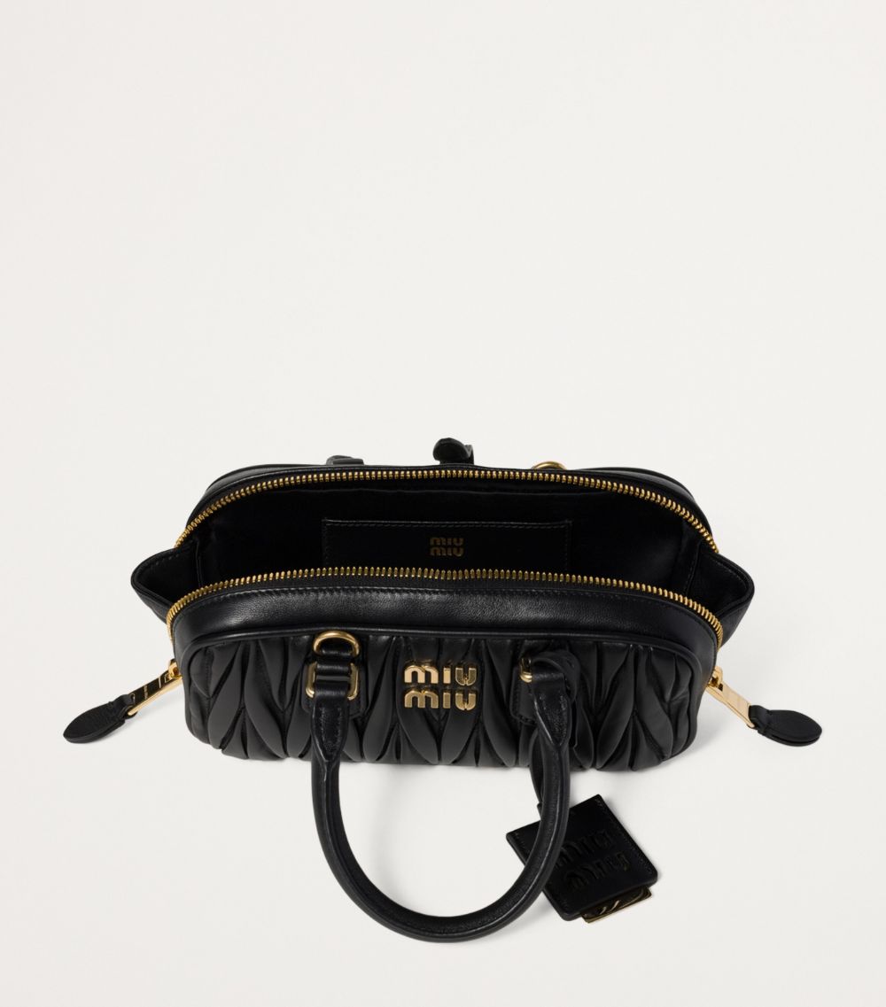 Miu Miu Miu Miu Mini Matelassé Leather Arcadie Top-Handle Bag