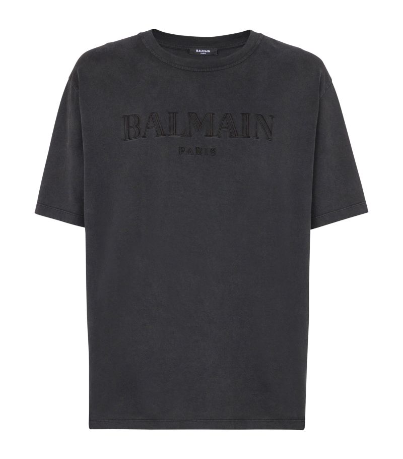 Balmain Balmain Embroidered Logo T-Shirt