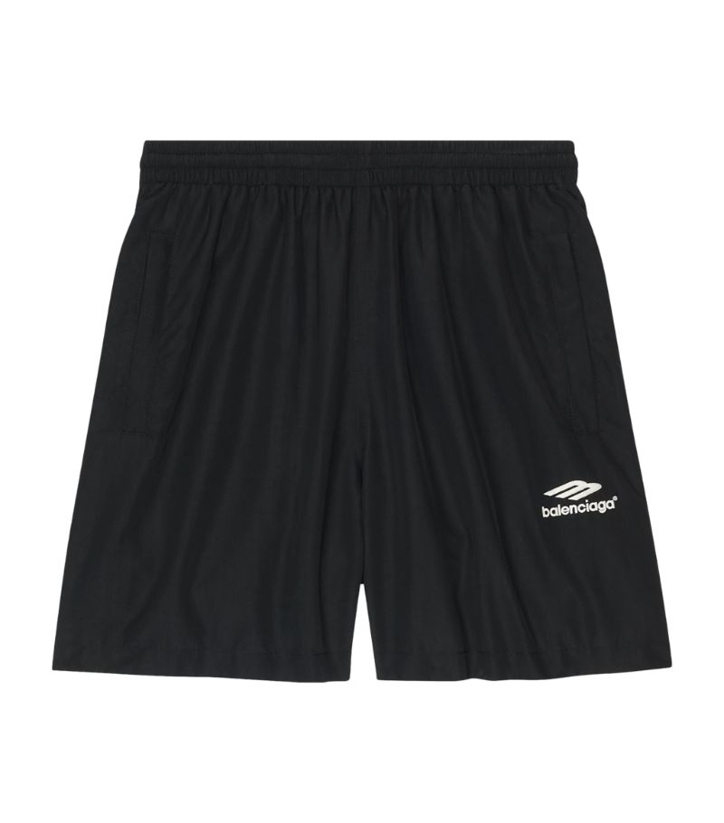 Balenciaga Balenciaga Logo-Detail Shorts