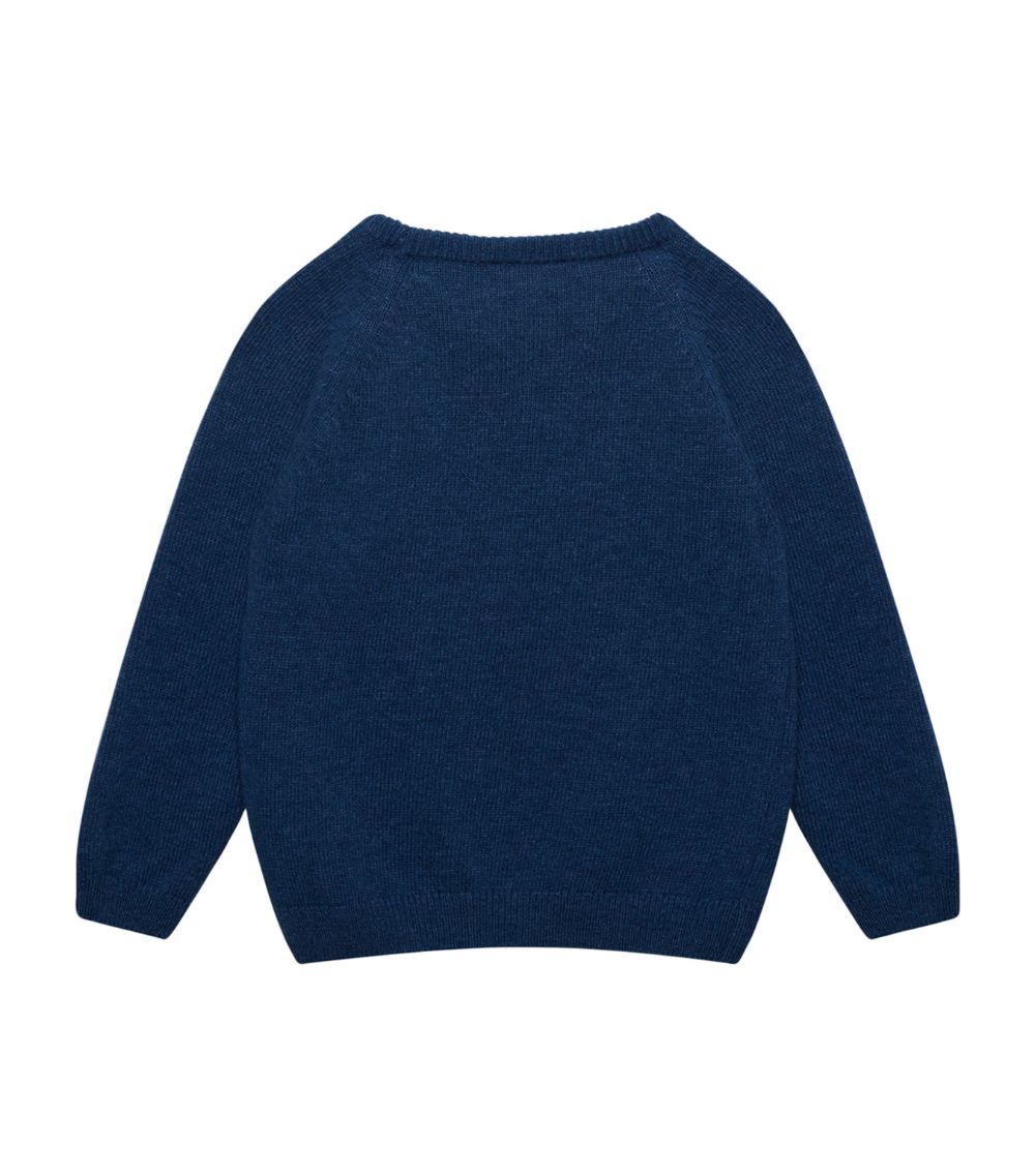 Trotters Trotters Wool-Blend Tractor Sweater (6-11 Years)