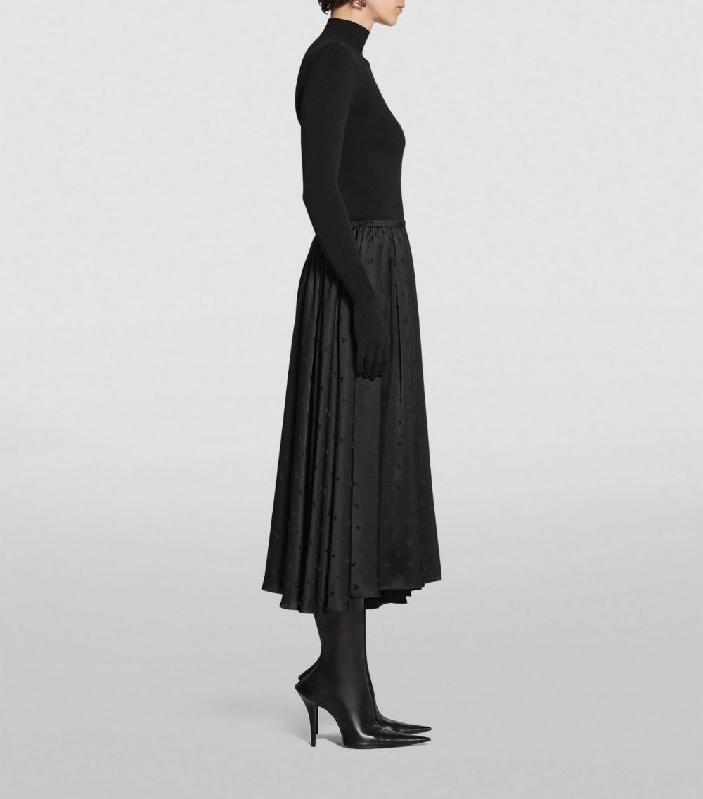 Balenciaga Balenciaga Pleated Midi Skirt