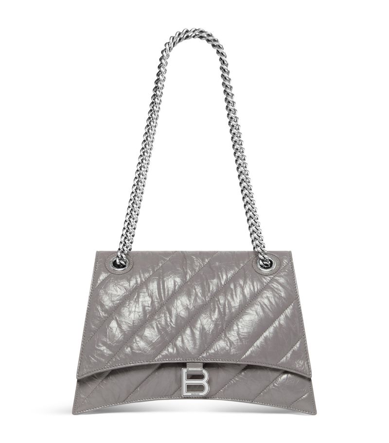 Balenciaga Balenciaga Medium Leather Crush Shoulder Bag