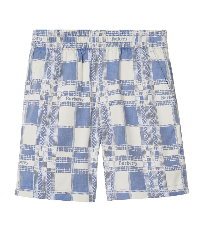 Burberry Burberry Kids Check Print Shorts (3-14 Years)