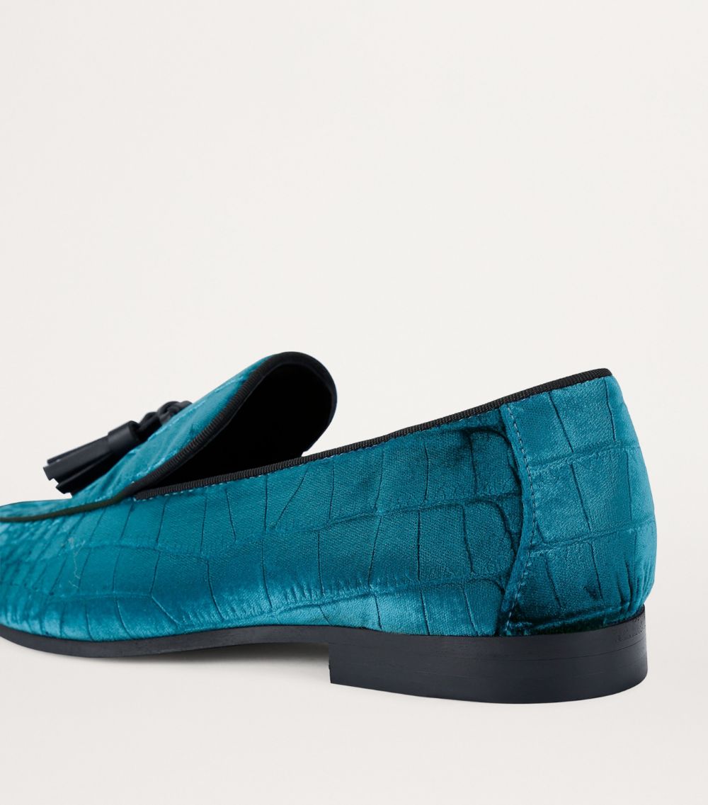 Kurt Geiger London Kurt Geiger London Velvet Quilted Henry Loafers