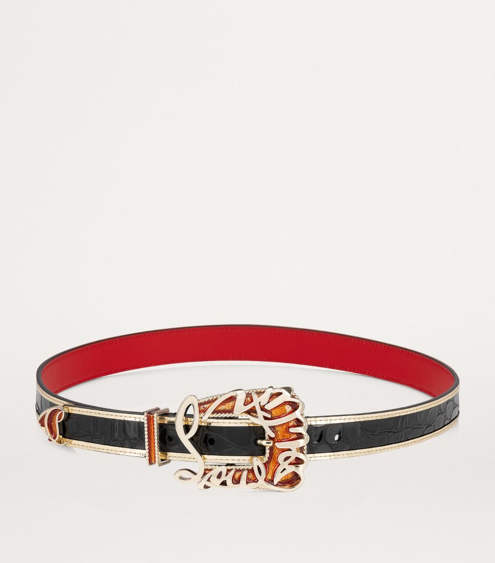 Christian Louboutin Christian Louboutin Giddy Leather Belt