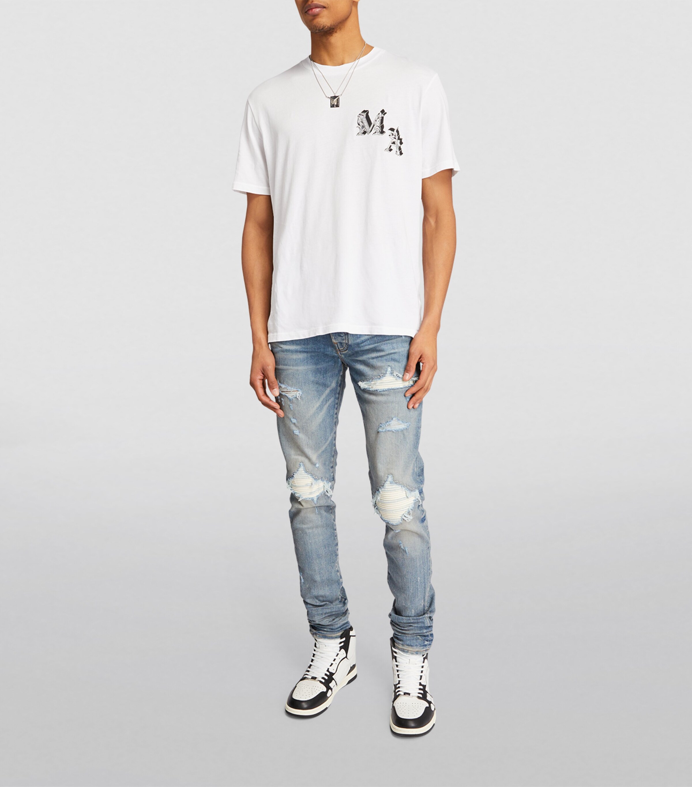 Amiri Amiri Angel Print T-Shirt