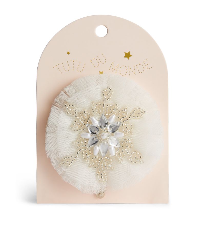 Tutu Du Monde Tutu Du Monde Embellished Snowflake Hair Clip