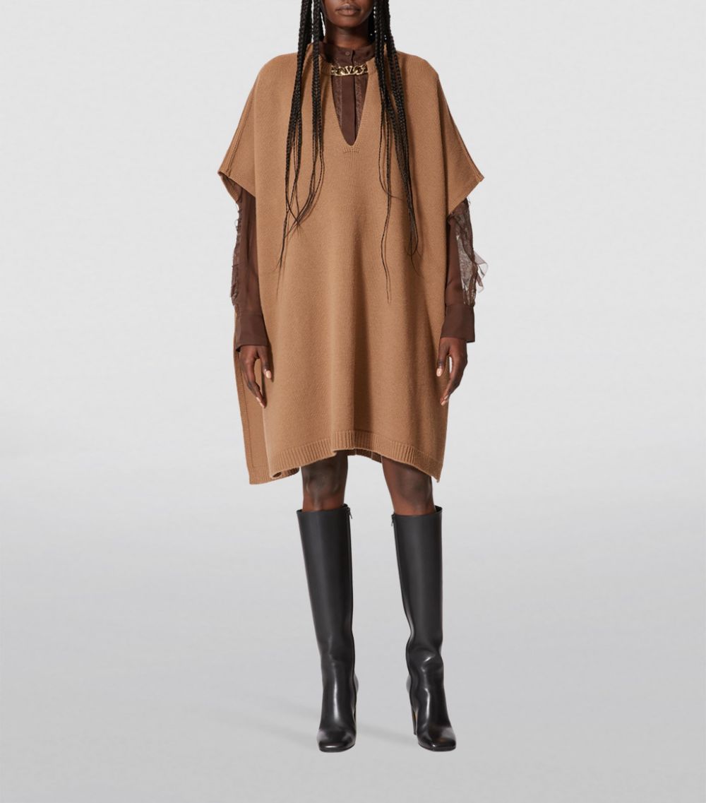 VALENTINO GARAVANI Valentino Garavani Virgin Wool-Cashmere Poncho