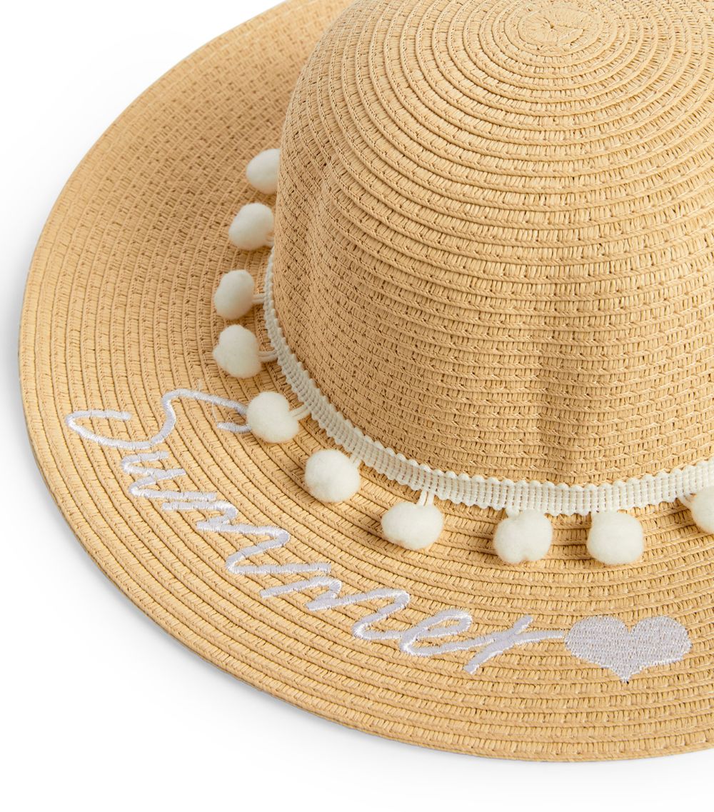 Bonita Bonita Embroidered Summer Floppy Hat