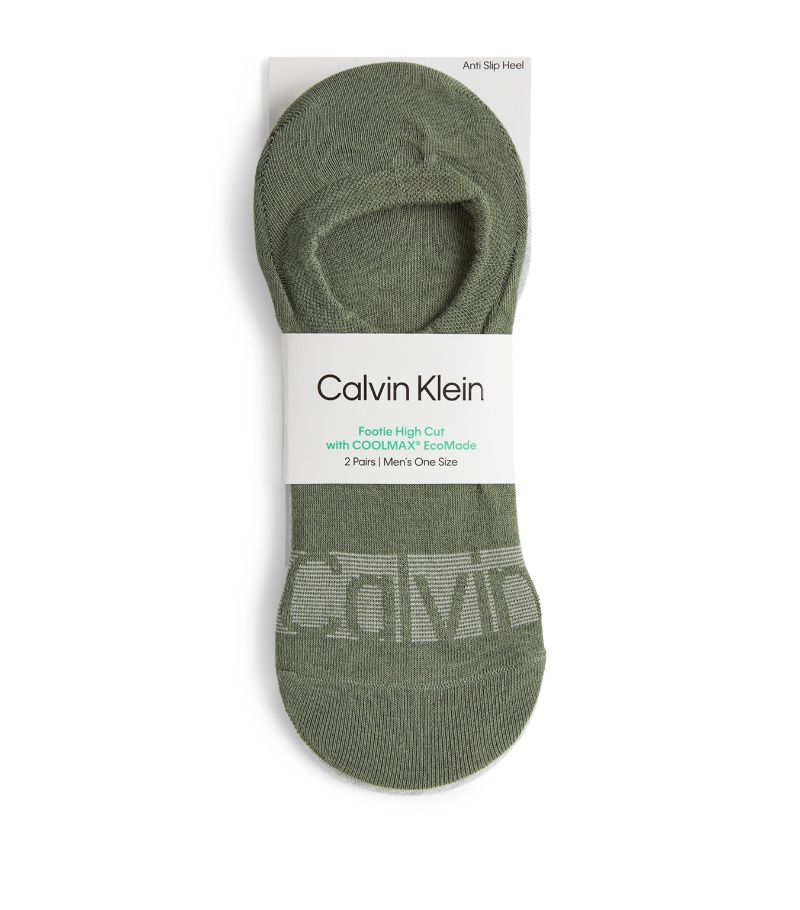 Calvin Klein Calvin Klein Footie High Cut Socks (Pack Of 2)