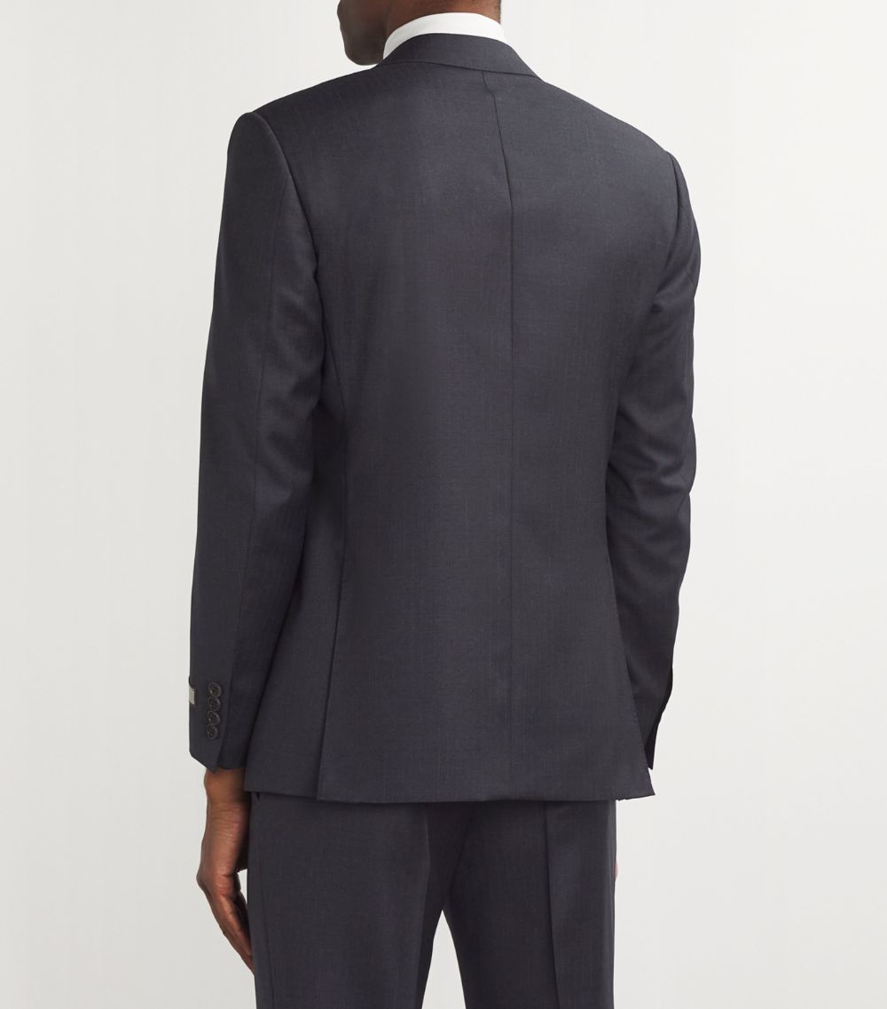 Canali Canali Wool Pinstripe 2-Piece Suit