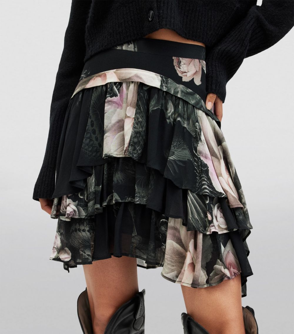 Allsaints Allsaints Valley Print Cavarly Mini Skirt