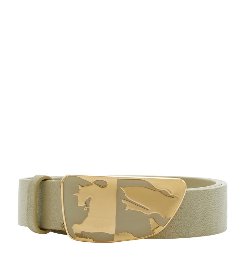 Burberry Burberry Leather Shield Belt