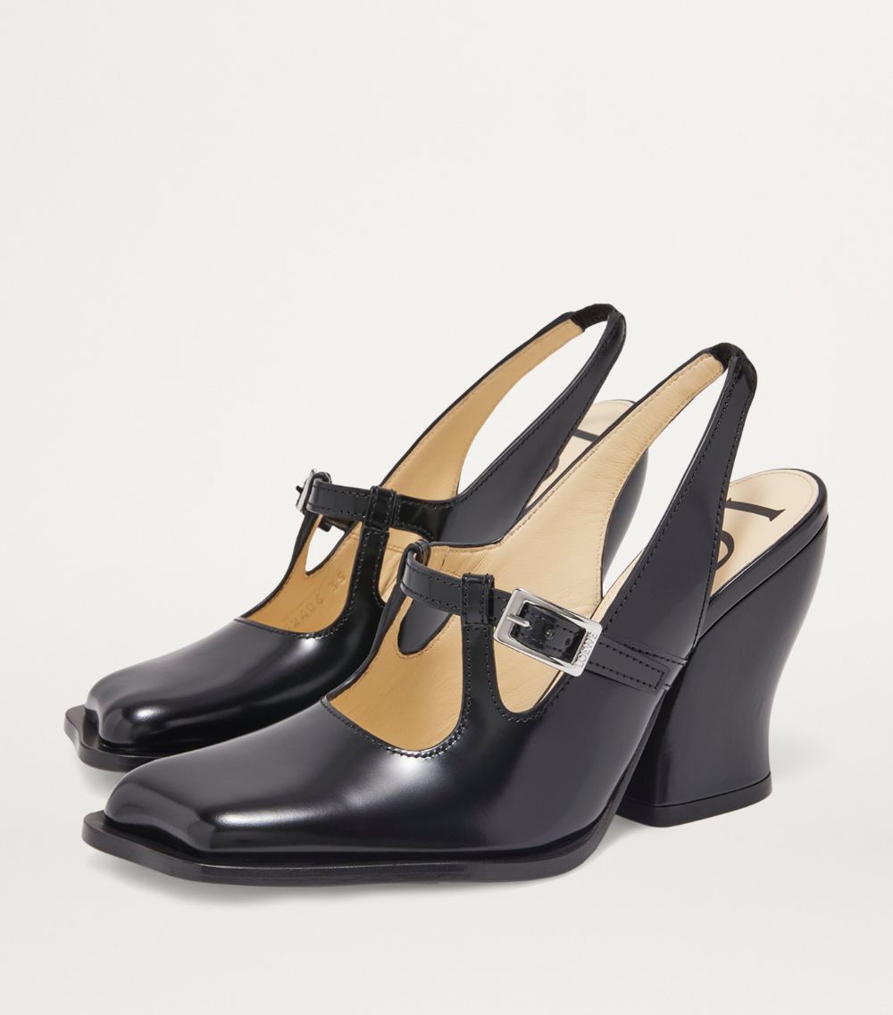 Loewe Loewe Leather Onda Sandals 90