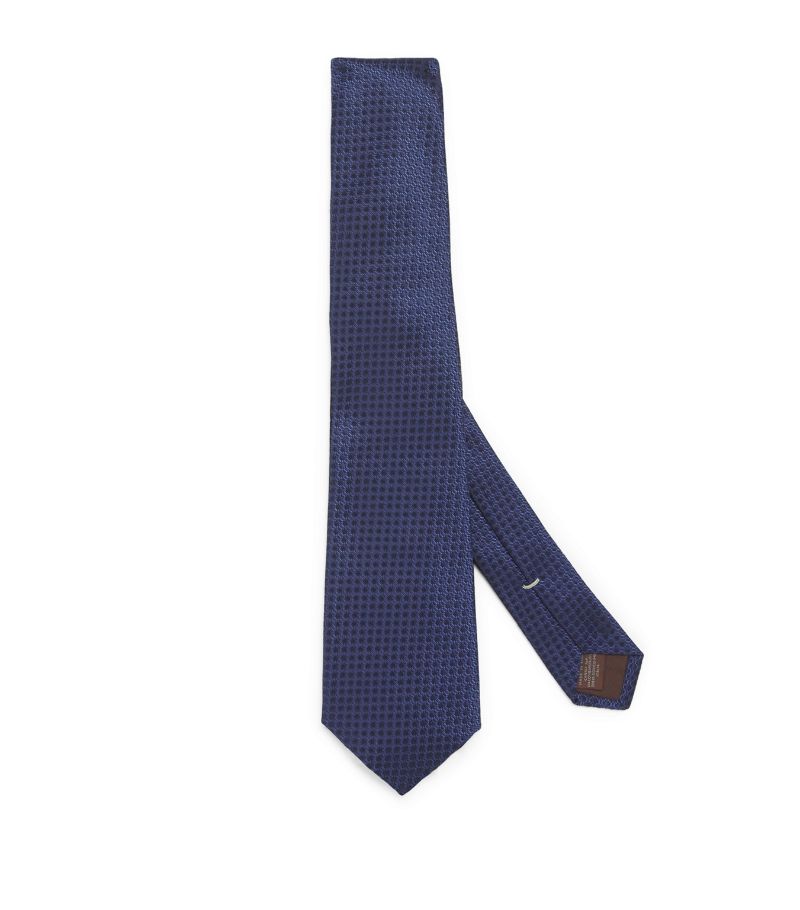 Canali Canali Silk Jacquard Tie