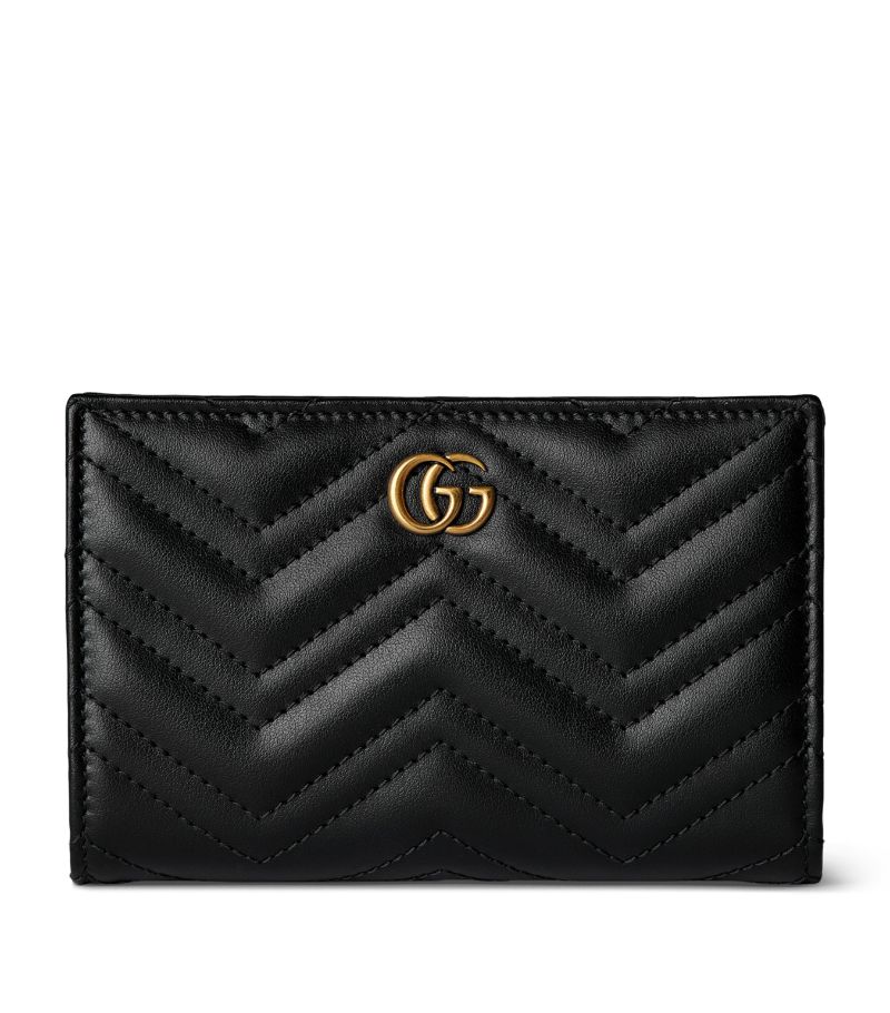 Gucci Gucci Leather Gg Marmont Wallet