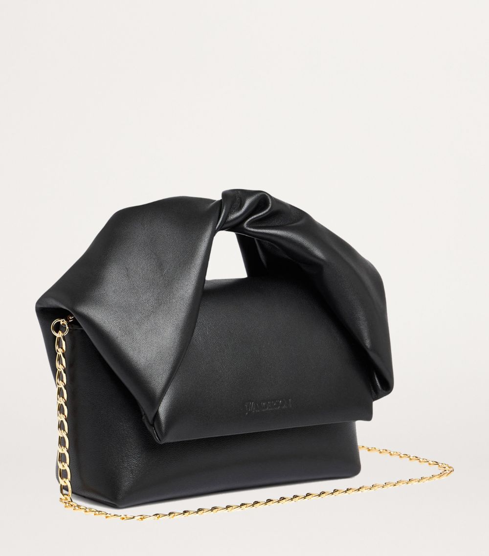 Jw Anderson Jw Anderson Small Leather Twister Top-Handle Bag