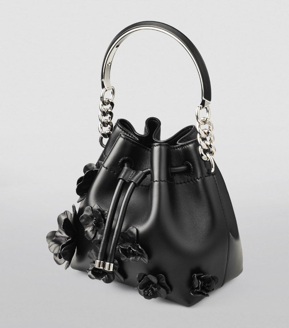 Jimmy Choo Jimmy Choo Leather Bon Bon Bucket Shoulder Bag