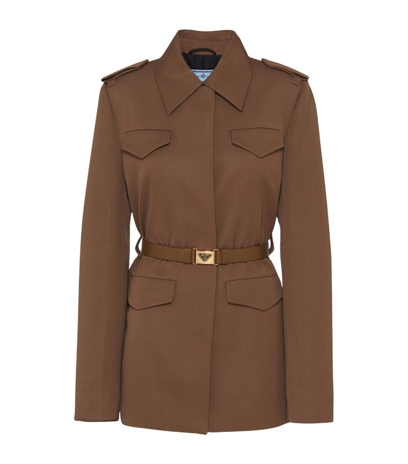 Prada Prada Wool-Gabardine Jacket