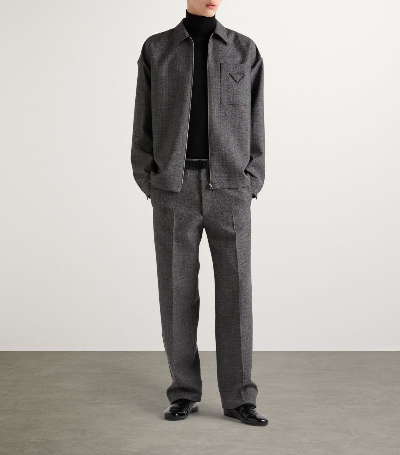 Prada Prada Wool Tailored Trousers