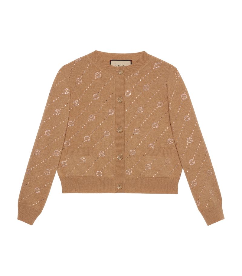 Gucci Gucci Cashmere Embellished Cardigan