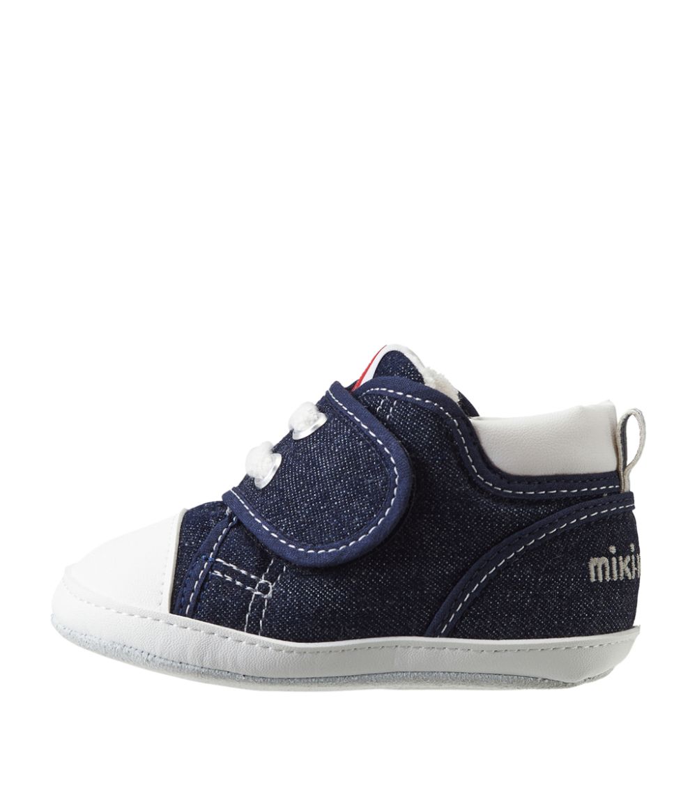 Miki House Miki House Denim Baby Shoes