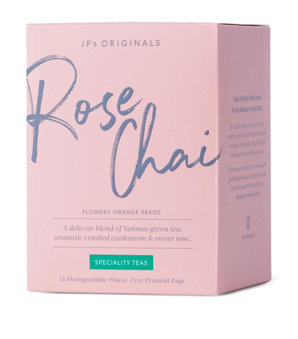 Jp'S Originals Jp'S Originals Rose Chai Water-Soluble Tea Pyramids (80G)