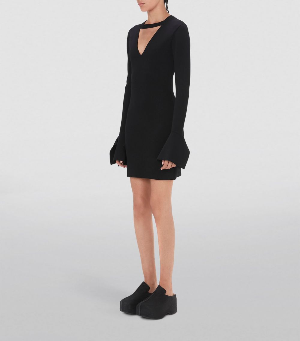 Jw Anderson Jw Anderson V-Neck Panel Mini Dress