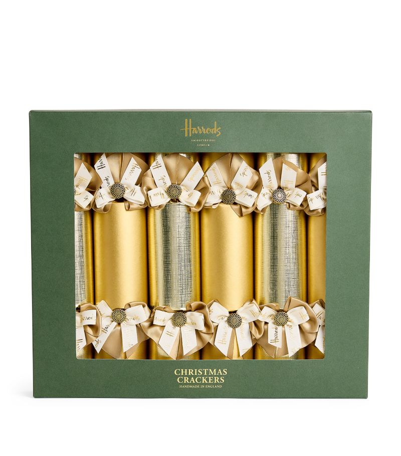 Harrods Harrods Golden Christmas Crackers (Set Of 6)