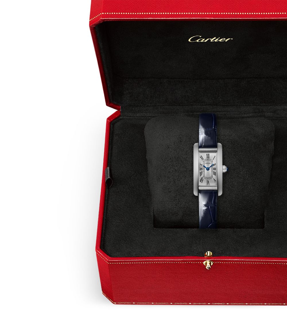 Cartier Cartier Mini Stainless Steel Tank Américaine Watch 15.2Mm