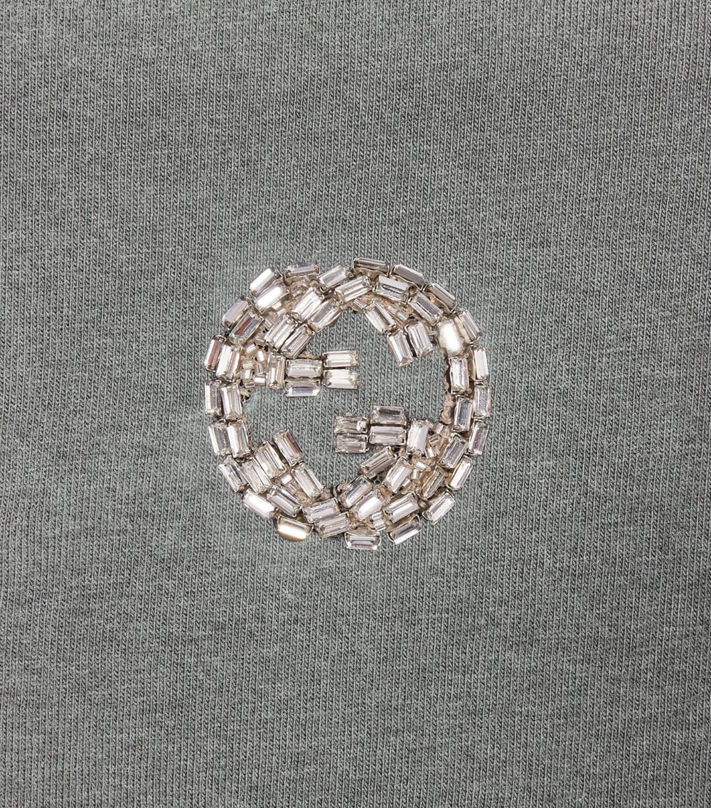 Gucci Gucci Beaded-Logo T-Shirt