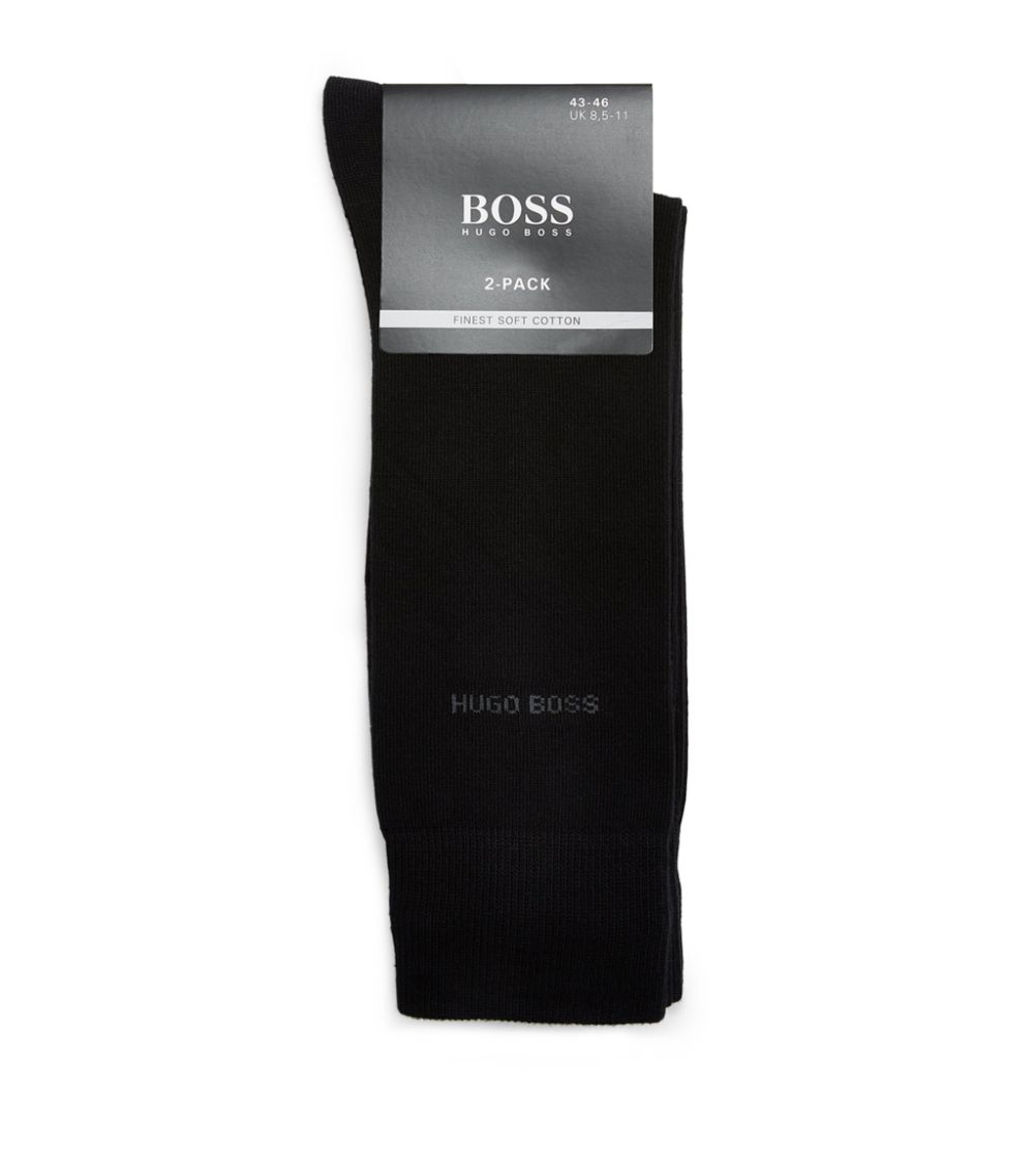 BOSS Boss Logo Socks (Pack Of 2)