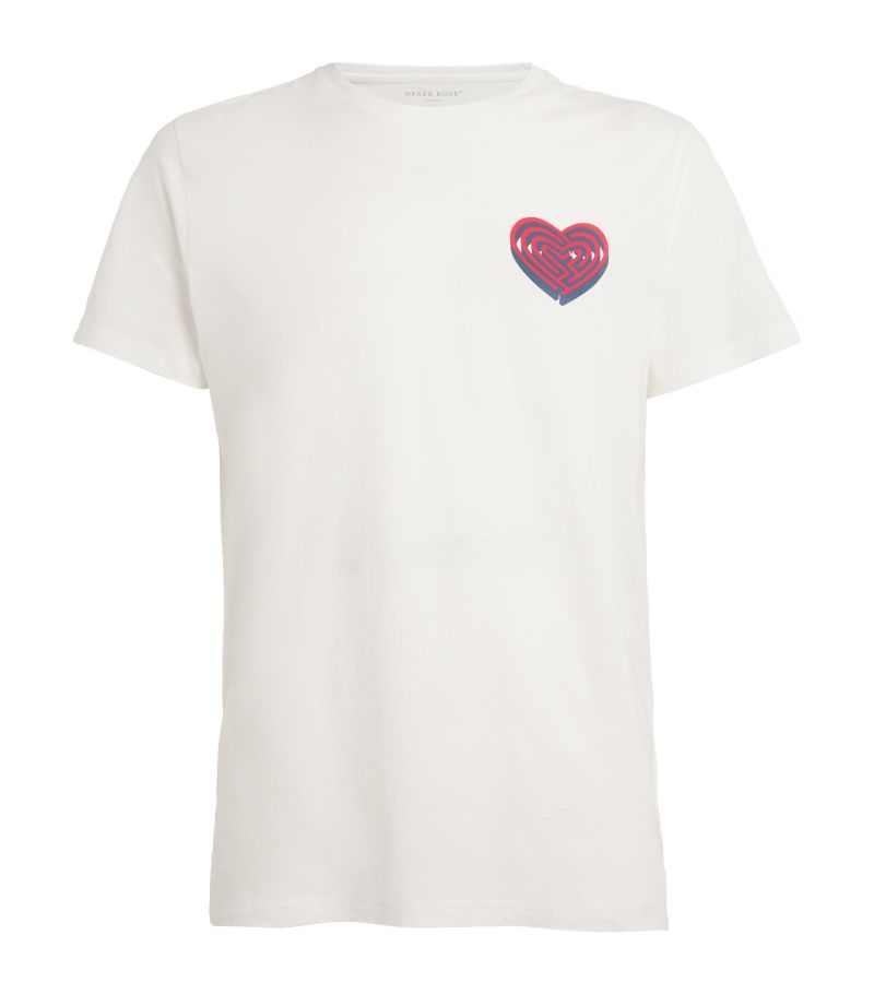 Derek Rose Derek Rose Heart Motif Ripley T-Shirt