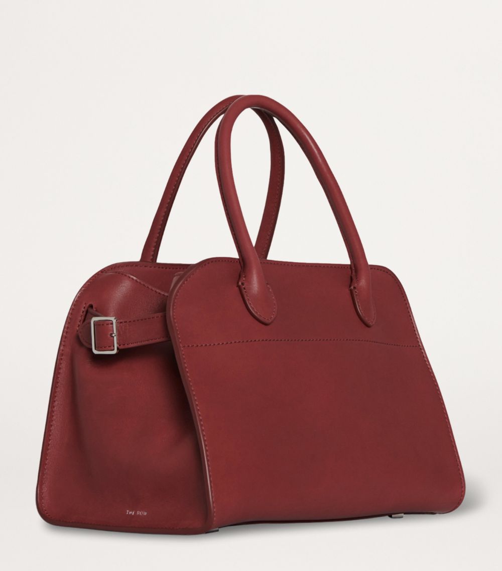 The Row The Row Leather Soft Margaux 10 Top-Handle Bag