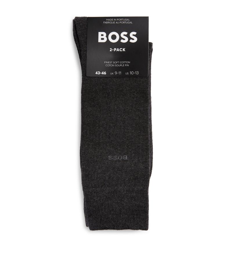 BOSS Boss Logo Socks (Pack Of 2)