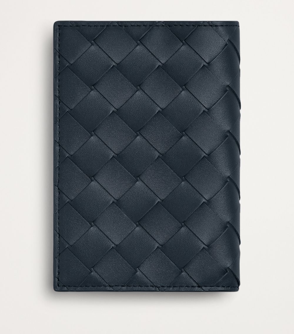 Bottega Veneta Bottega Veneta Leather Intrecciato Passport Holder