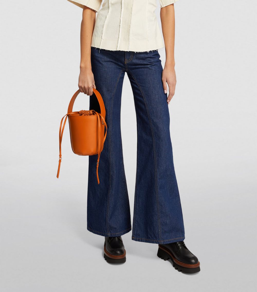 Chloé Chloé Leather Sense Bucket Bag