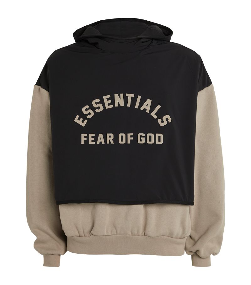 Fear Of God Essentials Fear Of God Essentials Layered Logo Hoodie