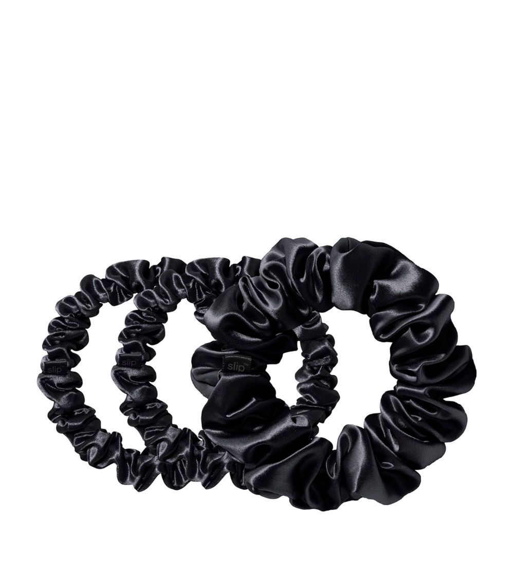 Slip Slip Silk Back To Basics Scrunchies (Set Of 3)