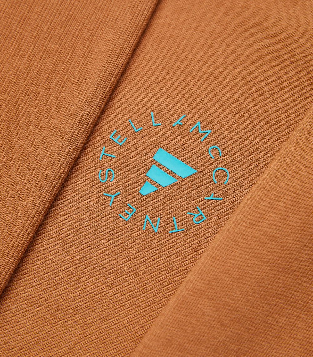 Adidas By Stella Mccartney Adidas By Stella Mccartney Cotton-Blend Sweatshirt