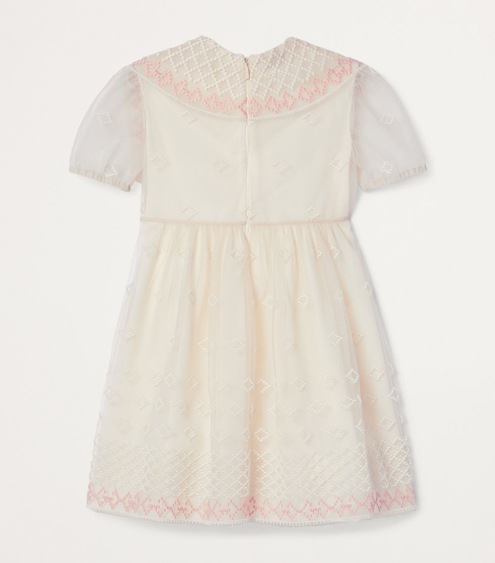 Gucci Gucci Kids Tulle Embroidered Dress (4-12 Years)