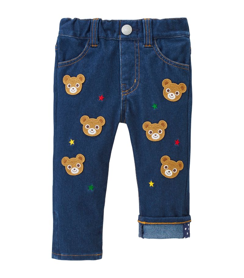 Miki House Miki House Embroidered Bear Jeans (2-7 Years)