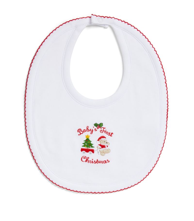 Kissy Kissy Kissy Kissy First Christmas Bib